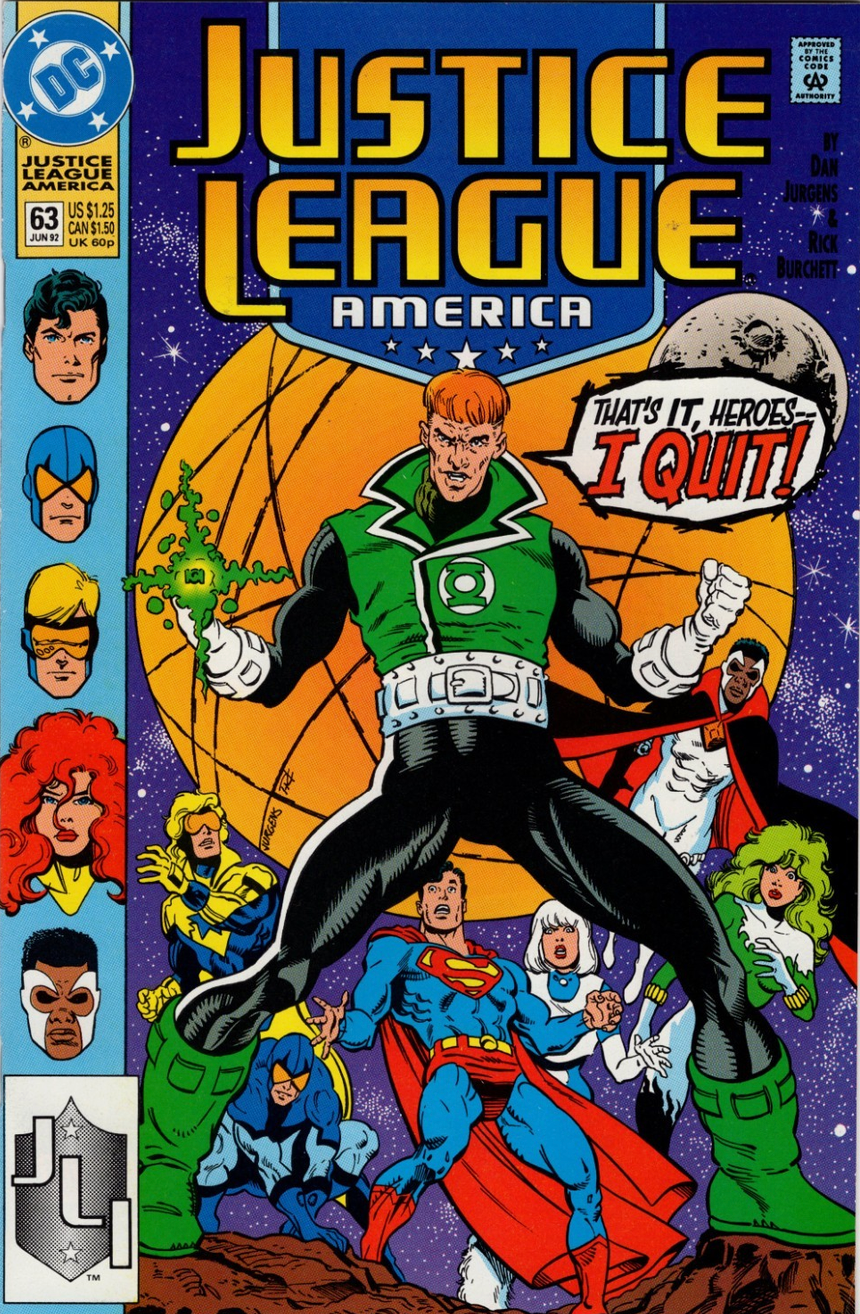 JUSTICE LEAGUE AMERICA #63 1992