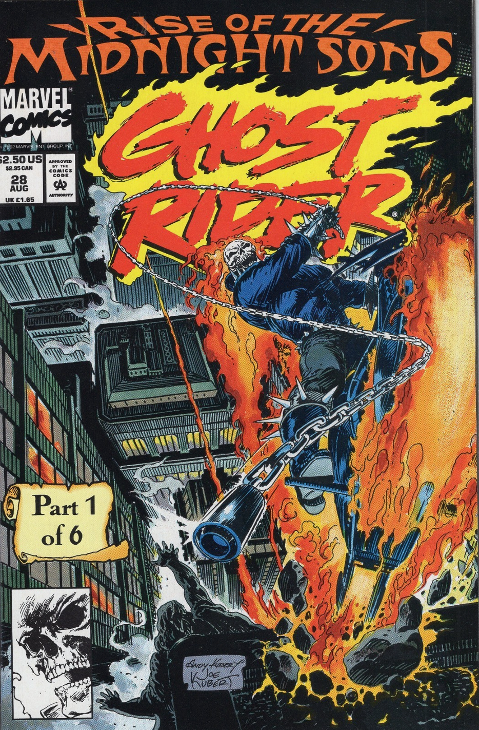 GHOST RIDER #28 1992 (1ST MIDNIGHT SONS)