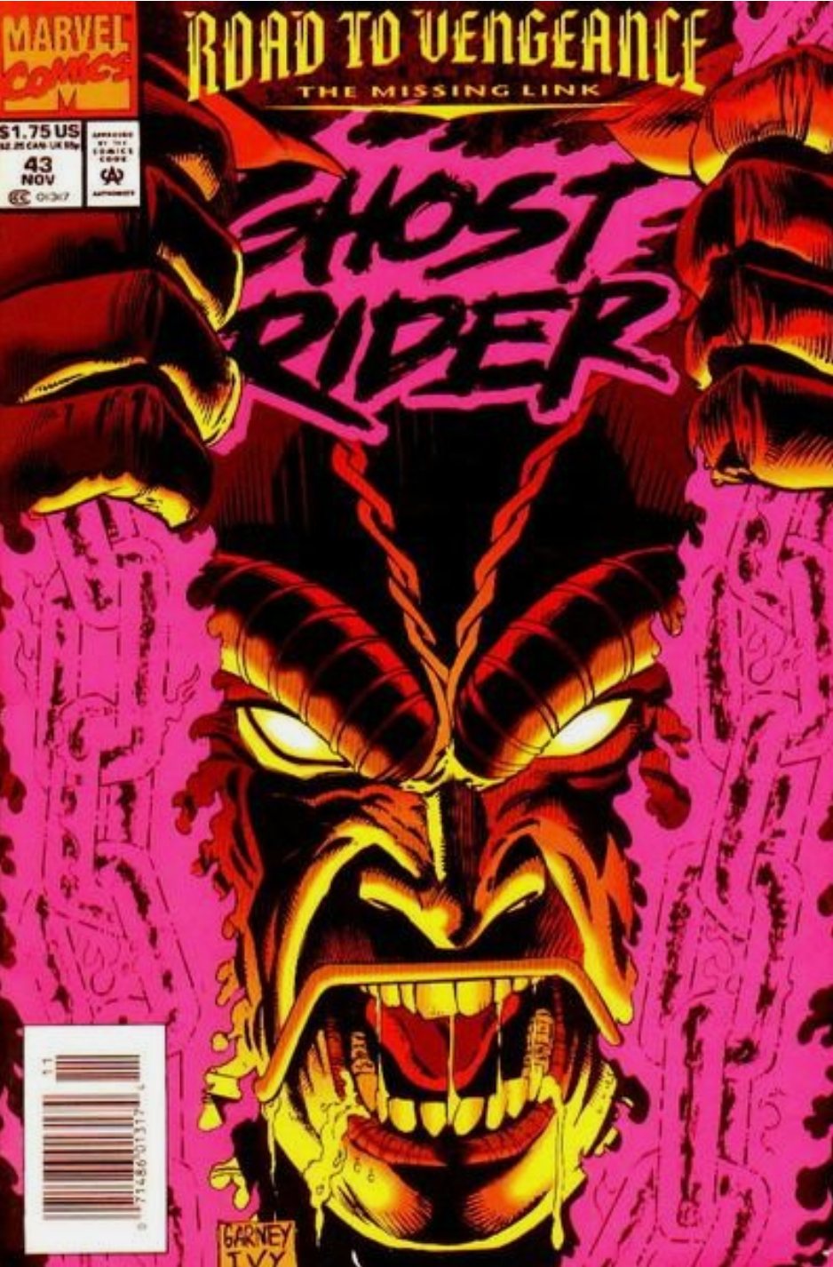 GHOST RIDER #43 1993 NEWSSTAND