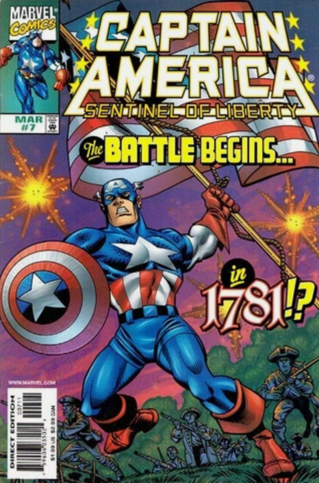 Captain American Sentinel of Liberty #7 1999 Captain America MARVEL COMCS