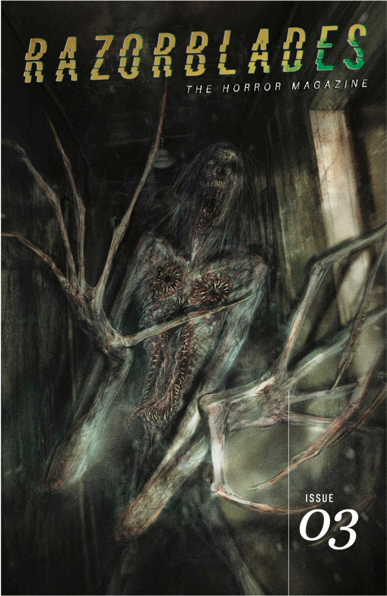 RAZORBLADES THE HORROR MAGAZINE #3 SSCO DAVID ROMERO EXCLUSIVE VARIANT 2021 Razorblades TYNION STUDIOS