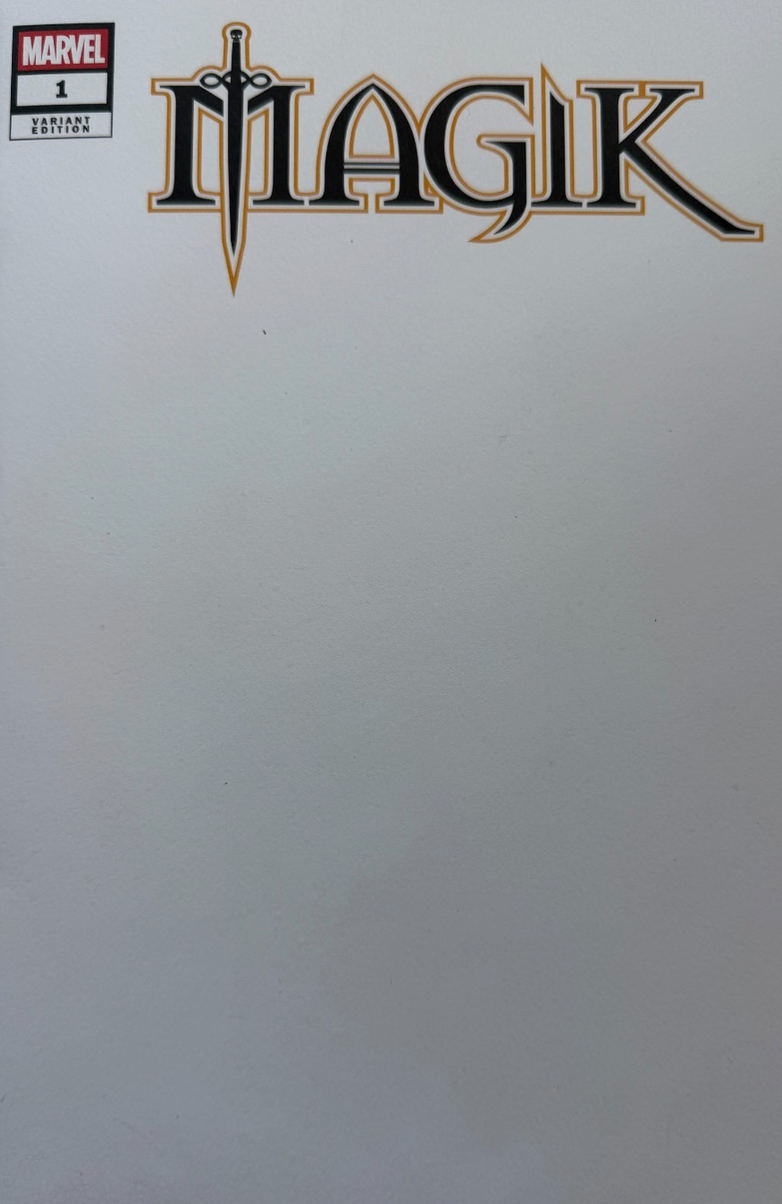 MAGIK #1 BLANK 2ND PRINT VARIANT 2025 Magik MARVEL PRH