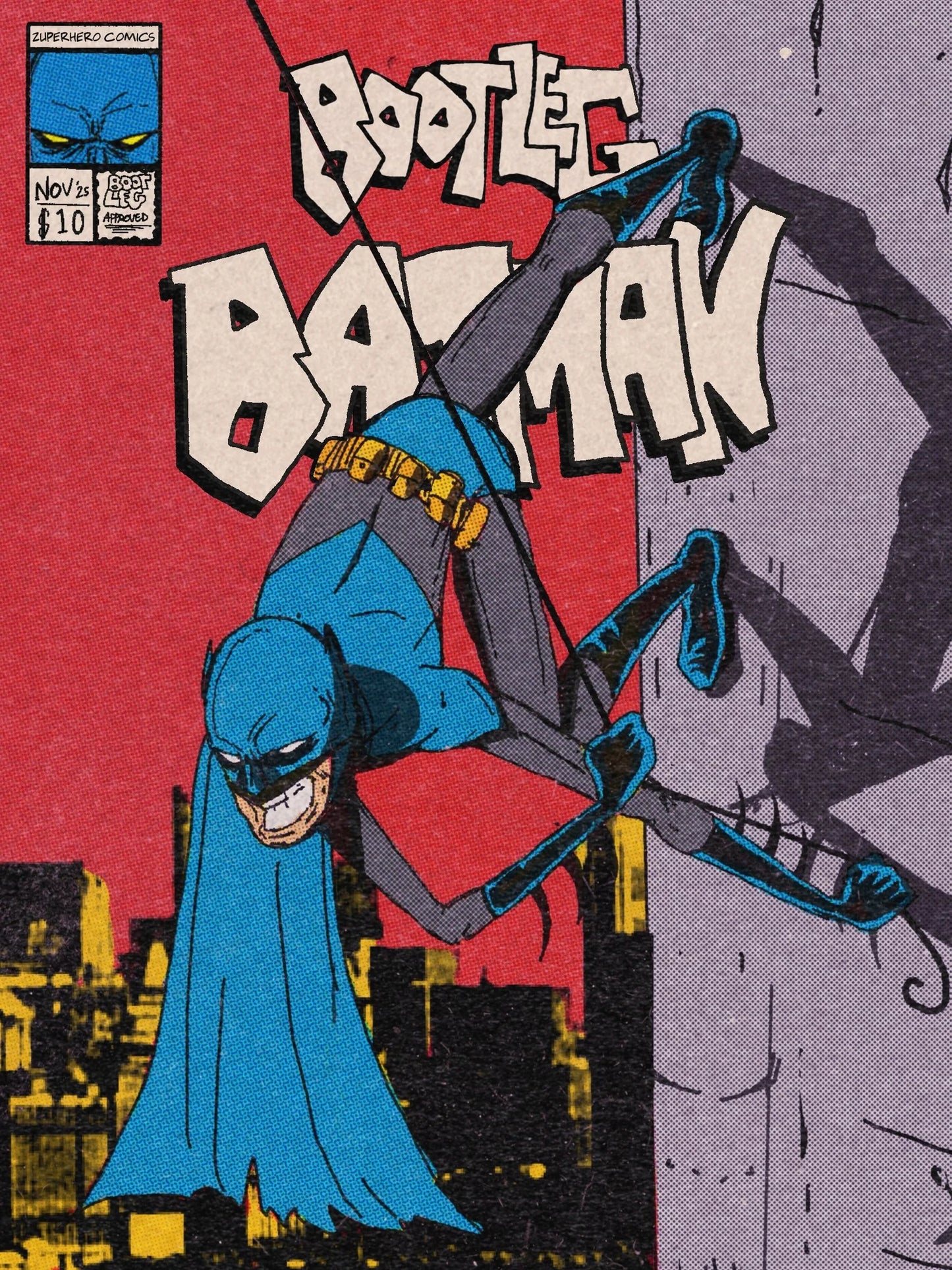 BOOTLEG BATMAN Spider-Man ZUPERHERO COMICS