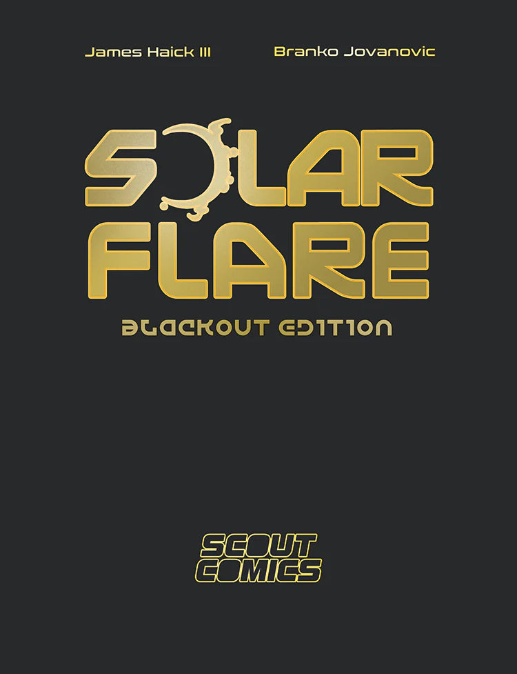 SOLAR FLARE BLACKOUT EDITION SCOUT PRESTIGE MAGAZINE SCOUT COMICS