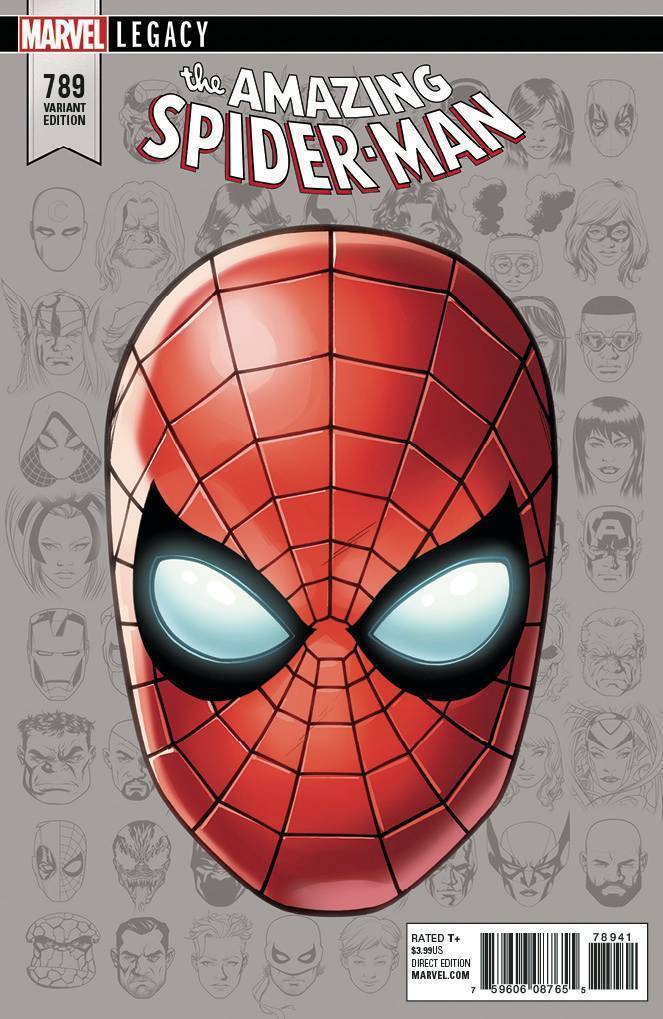 AMAZING SPIDER-MAN #798 LEG 1:10 MCKONE HEADSHOT VARIANT 2018 Amazing Spider-Man MARVEL COMICS