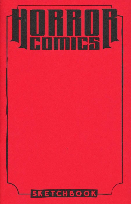HORROR COMICS SKETCHBOOK ONE SHOT BLOOD DEAD BLANK VARIANT 2020 ANTARCTIC PRESS