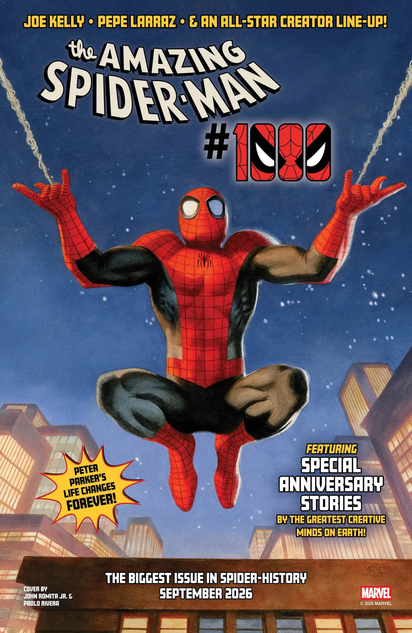 09/16/2026 AMAZING SPIDER-MAN #1000 ROMITA MAIN MARVEL