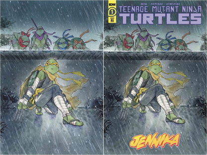 TMNT JENNIKA #3 1:10 TRADE DRESS & SSCO PEACH MOMOKO VIRGIN VARIANT 2020