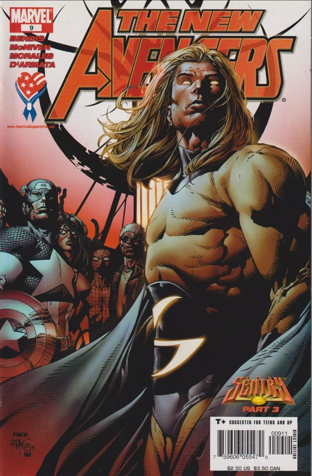 NEW AVENGERS #9 2005 New Avengers MARVEL COMICS