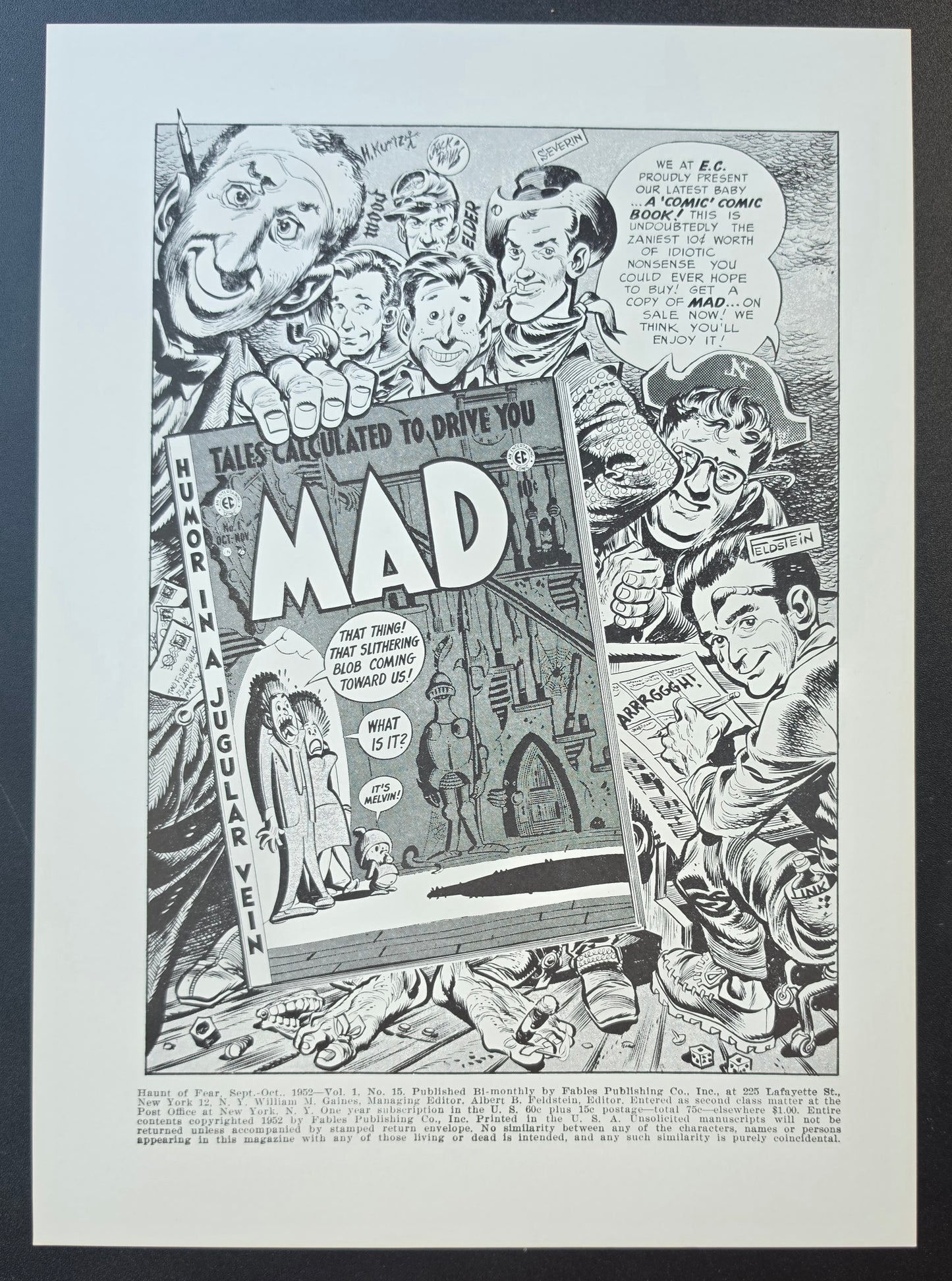 HAUNT OF FEAR #15 PRINT EC Comics EC Comics