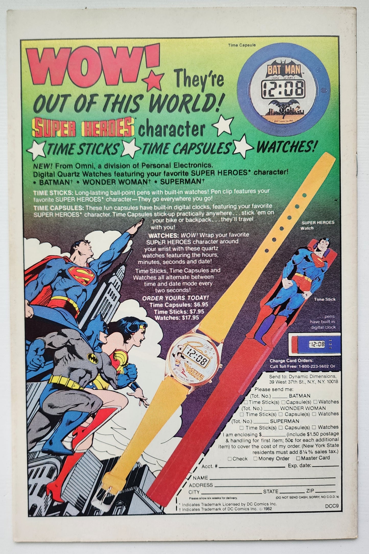 DC COMICS PRESENTS #52 SUPERMAN DOOM PATROL 1982 NEWSSTAND DC Comics Presents DC Comics