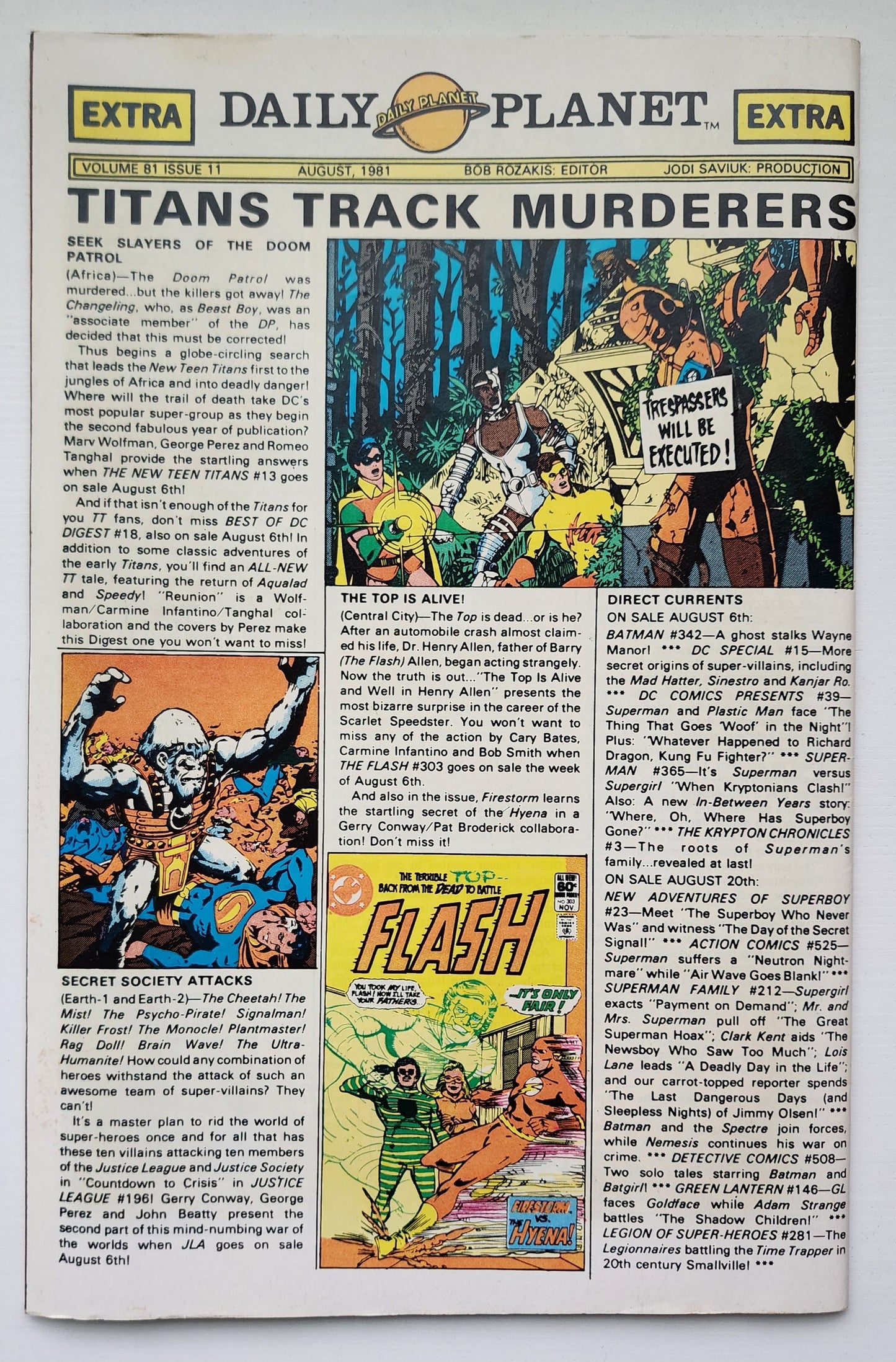 WORLDS FINEST #273 1981 NEWSSTAND Worlds Finest DC Comics