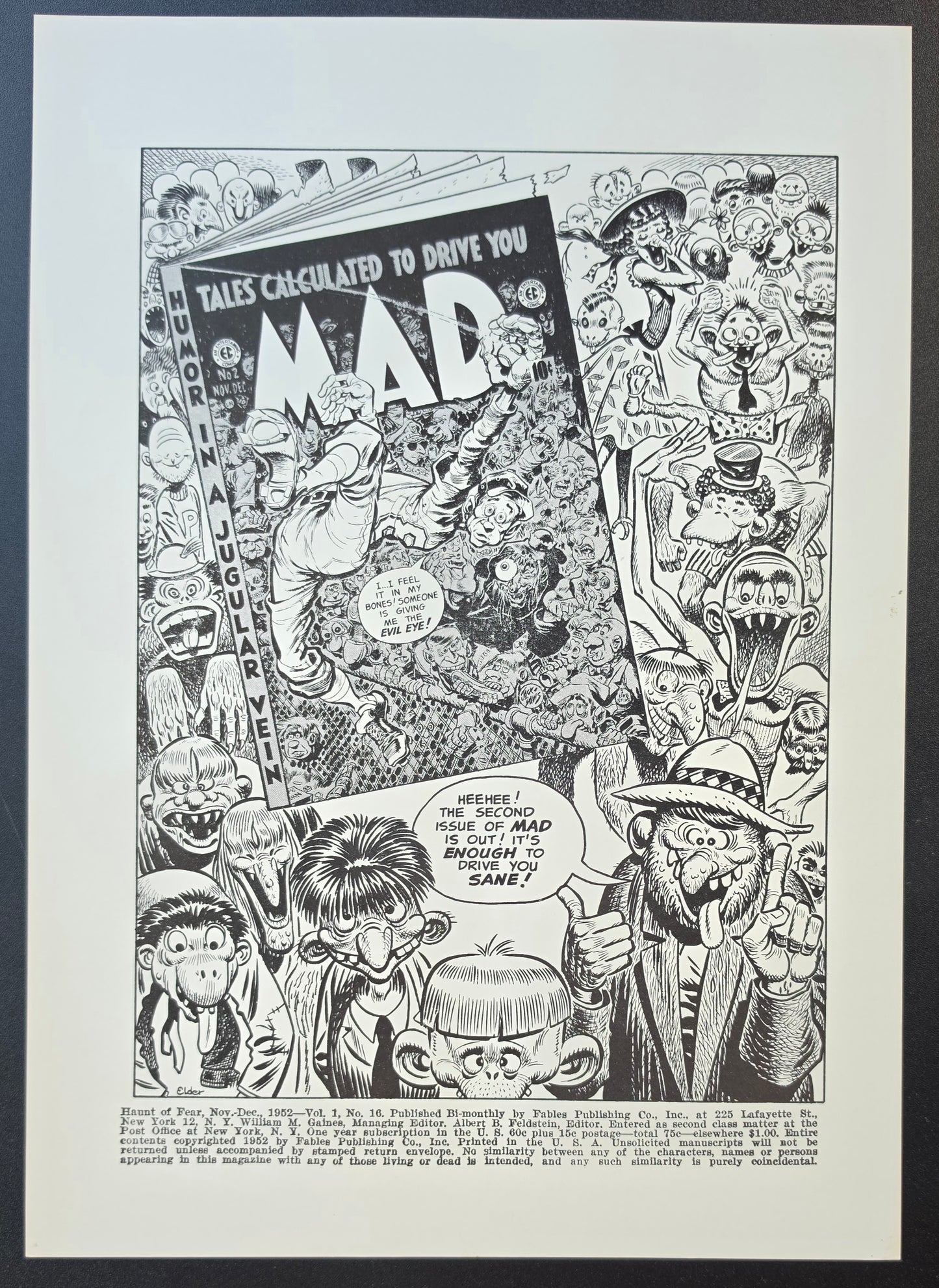 HAUNT OF FEAR #16 PRINT EC Comics EC Comics