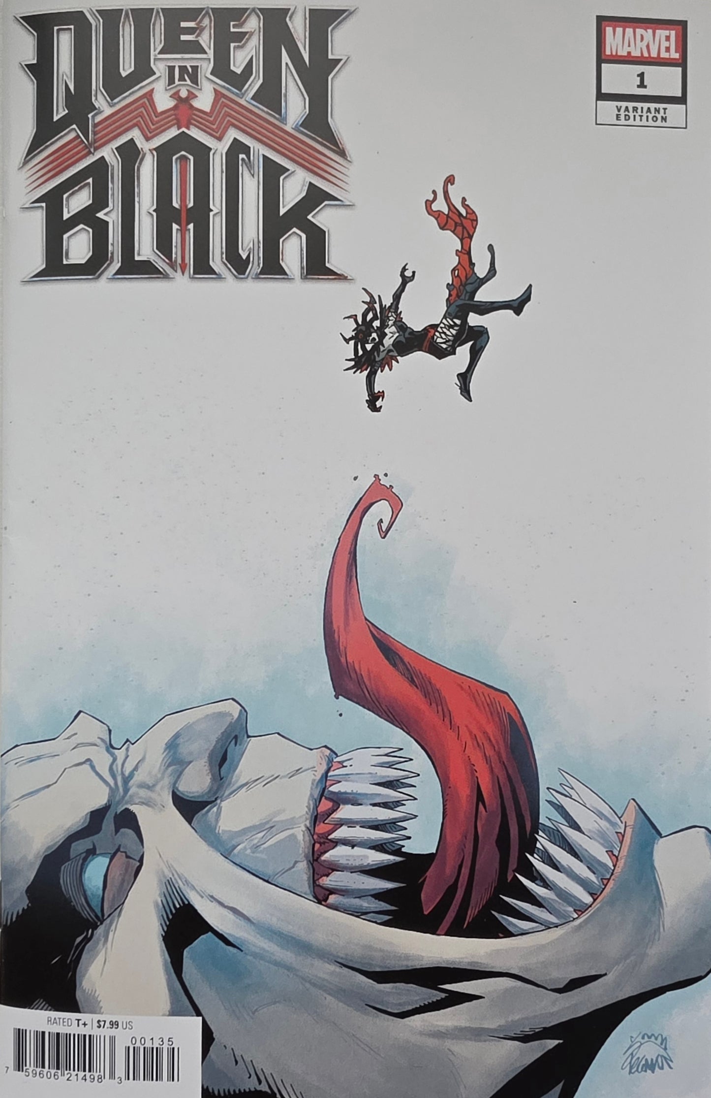 07/29/2026 QUEEN IN BLACK #1 RYAN STEGMAN KNULL HOMAGE VARIANT
