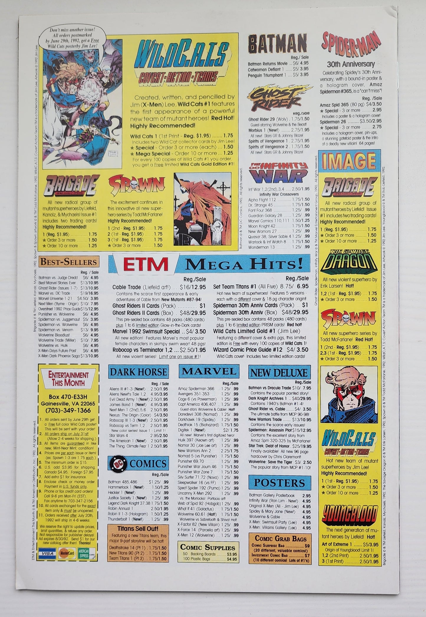 SPAWN #1 1992 Spawn IMAGE COMICS