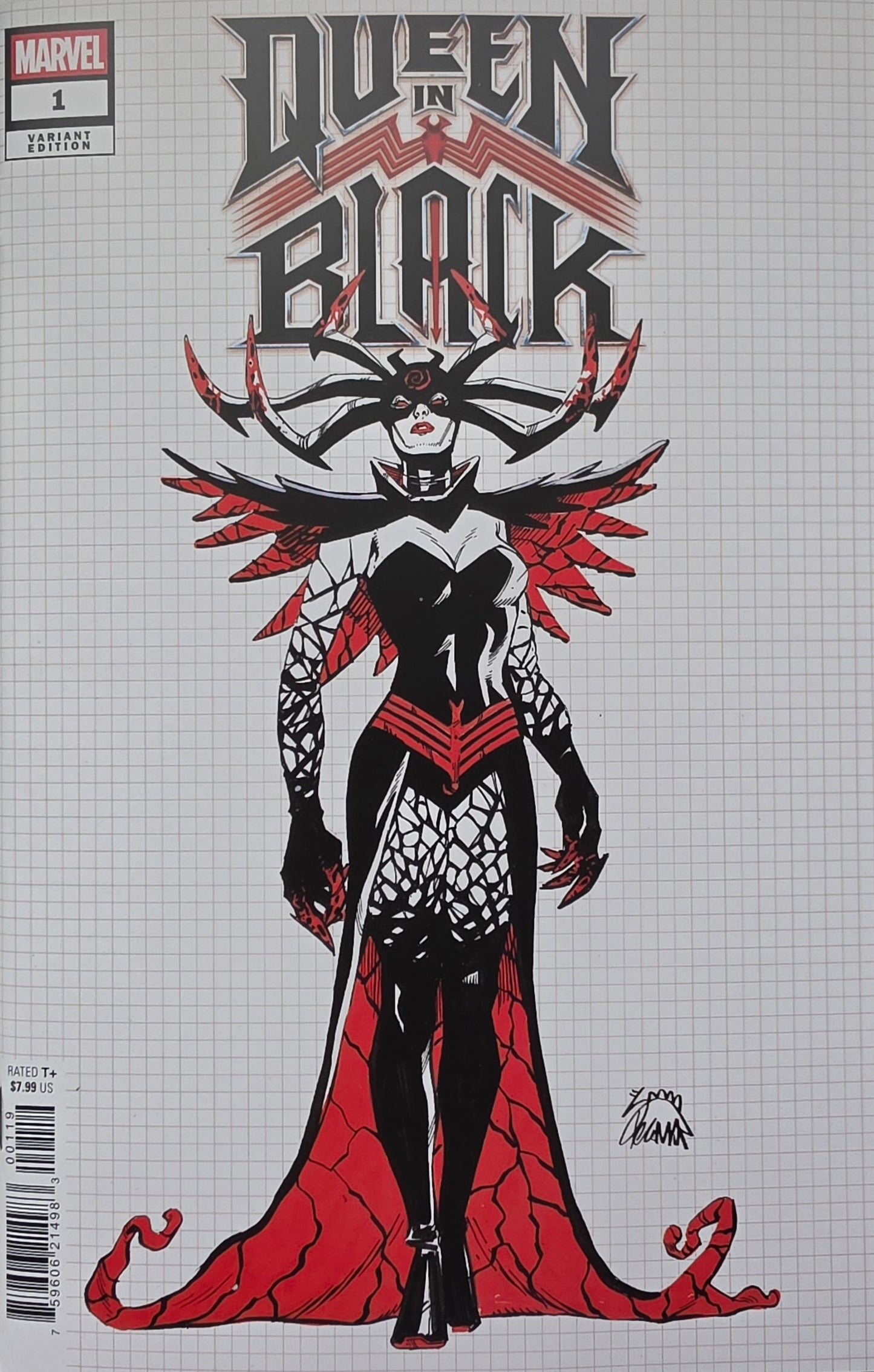 07/29/2026 QUEEN IN BLACK #1 STEGMAN DESIGN VARIANT