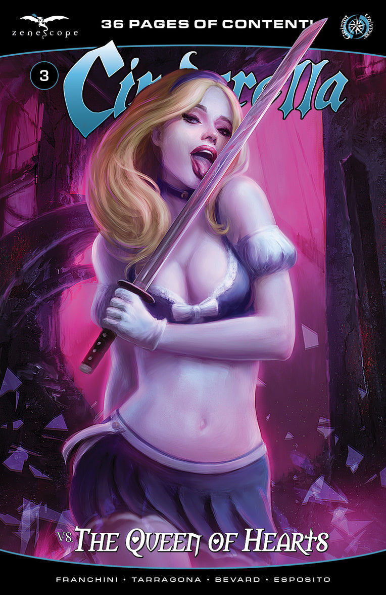 CINDERELLA VS QUEEN OF HEARTS #3 (OF 3) CVR D ABBONDANZA 2023 ZENESCOPE ENTERTAINMENT INC