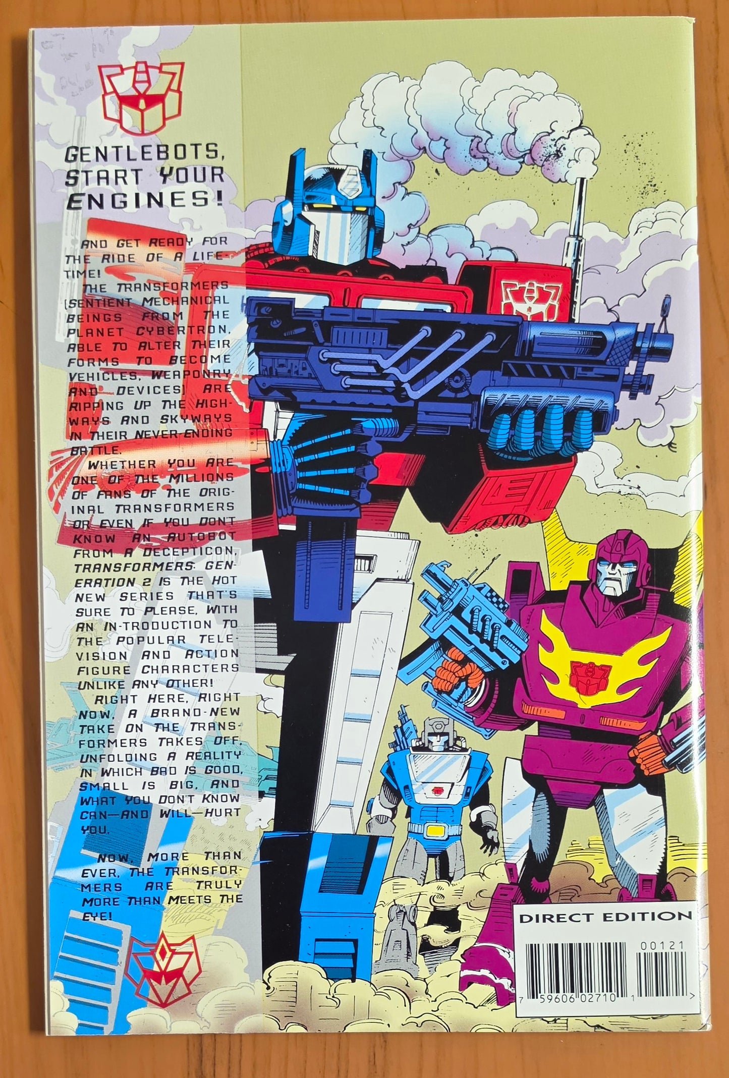 TRANSFORMERS GENERATION 2 #1 1993 Transformers MARVEL COMICS