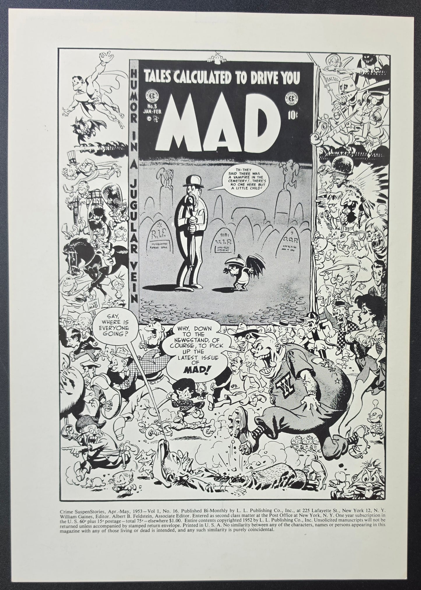 CRIME SUSPENSTORIES #16 PRINT EC Comics EC Comics