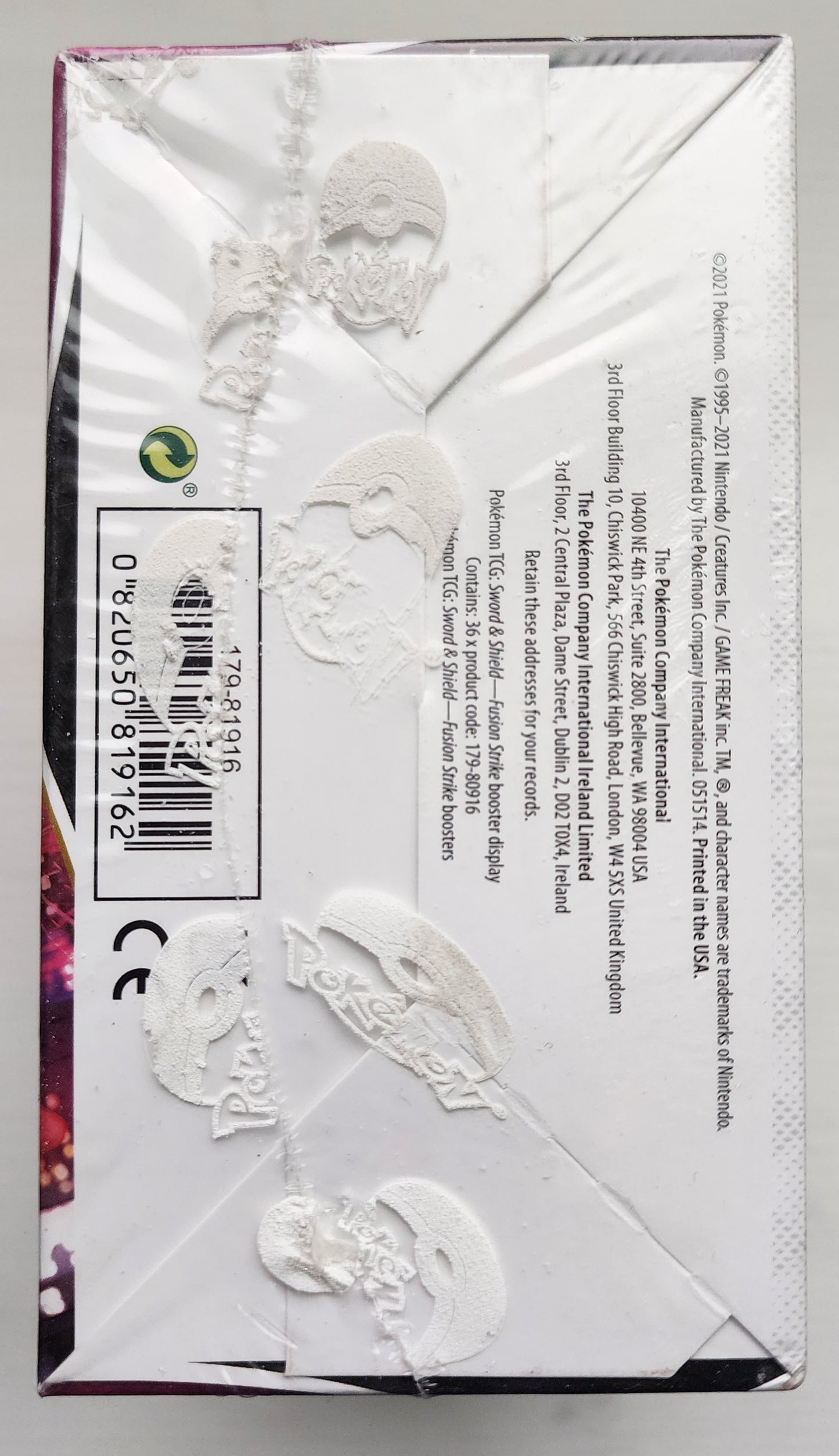 POKEMON TCG SWORD & SHIELD FUSION STRIKE BOOSTER FACTORY SEALED BOX 2022 CARDS POKEMON