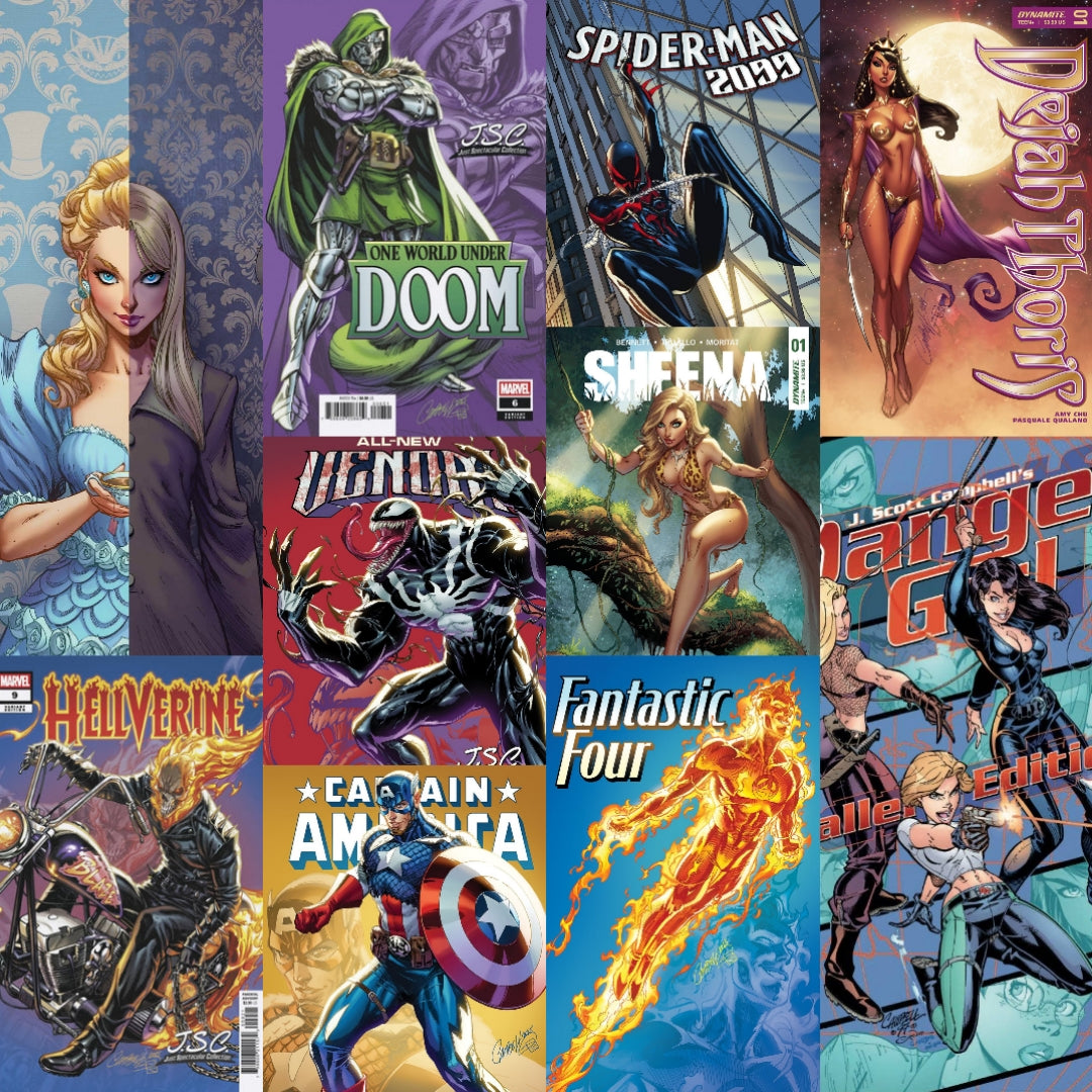 J SCOTT CAMPBELL SET 1 Set MARVEL PRH