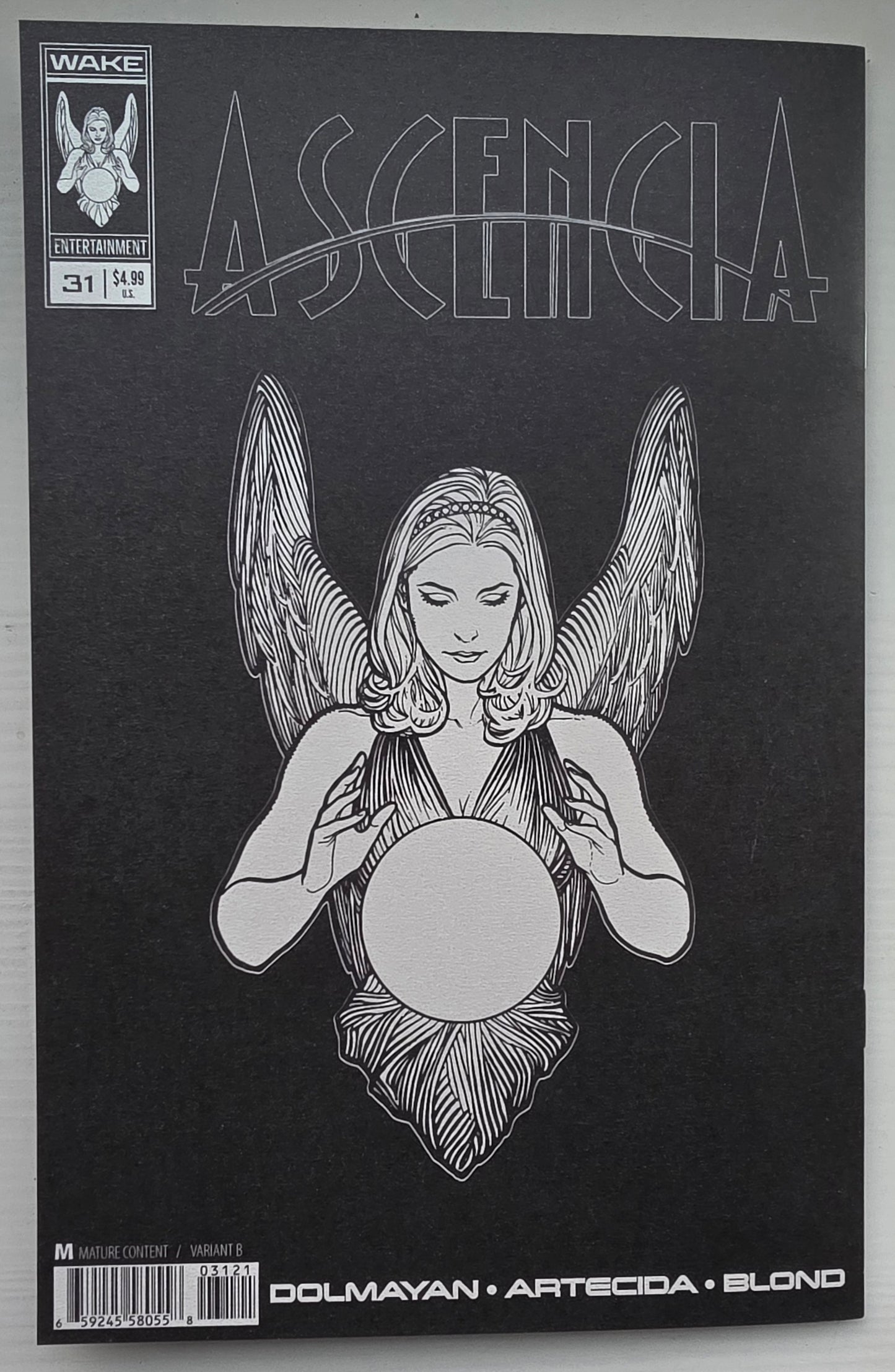 ASCENCIA #31 1:25 ARTHUR ADAMS VIRGIN VARIANT 2025 WAKE ENTERTAINMENT