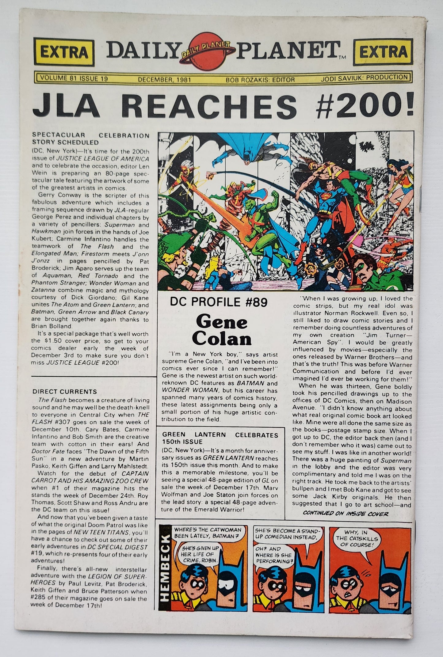 WORLDS FINEST #277 1982 NEWSSTAND Worlds Finest DC Comics