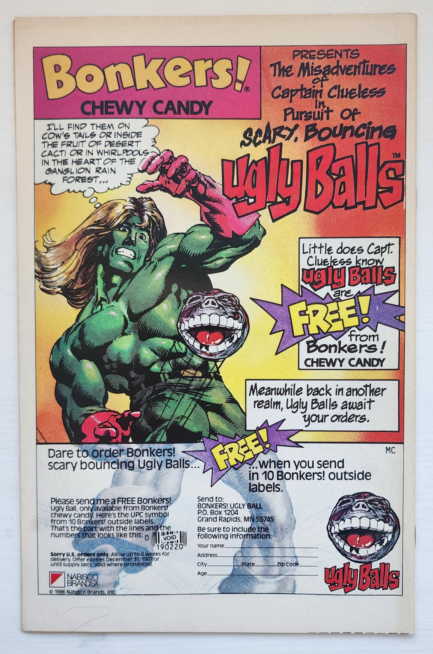 WEST COAST AVENGERS #20 NEWSSTAND 1987 West Coast Avengers MARVEL COMICS