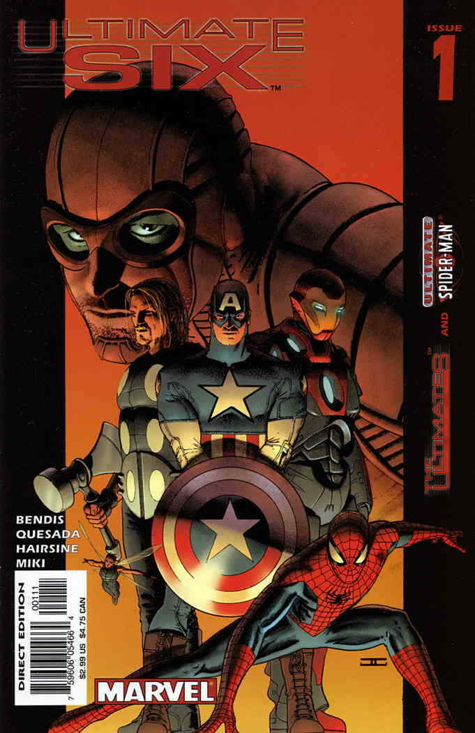 ULTIMATE SIX #1 2003 Avengers MARVEL COMICS