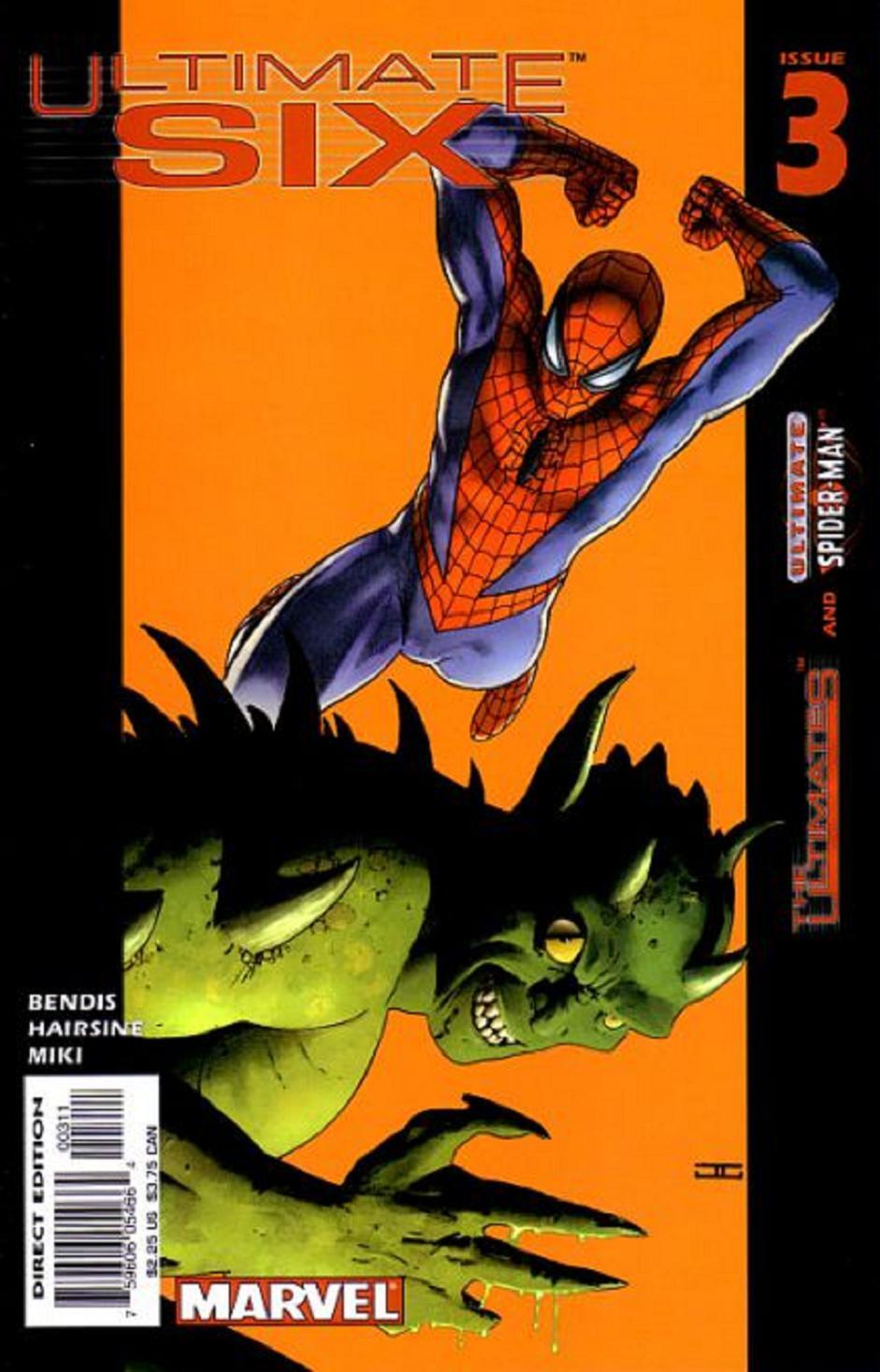 ULTIMATE SIX #3 2003 Avengers MARVEL COMICS