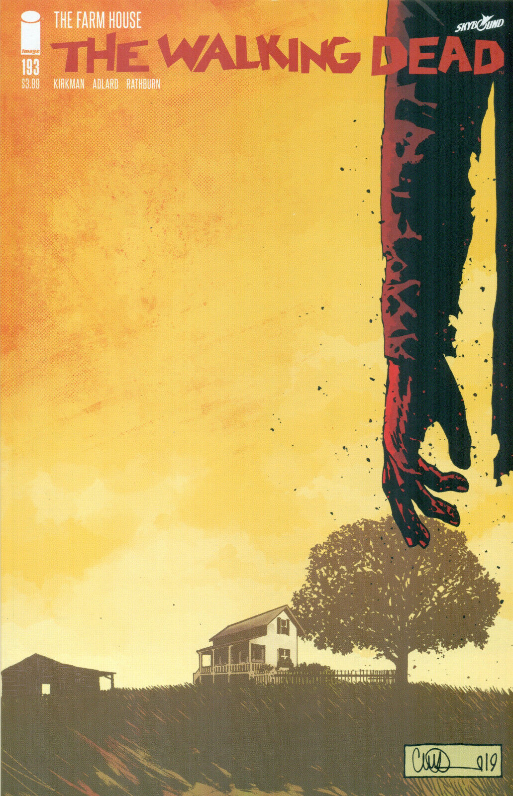 WALKING DEAD #193 1ST PRINT VARIANT 2019 Walking Dead IMAGE COMICS