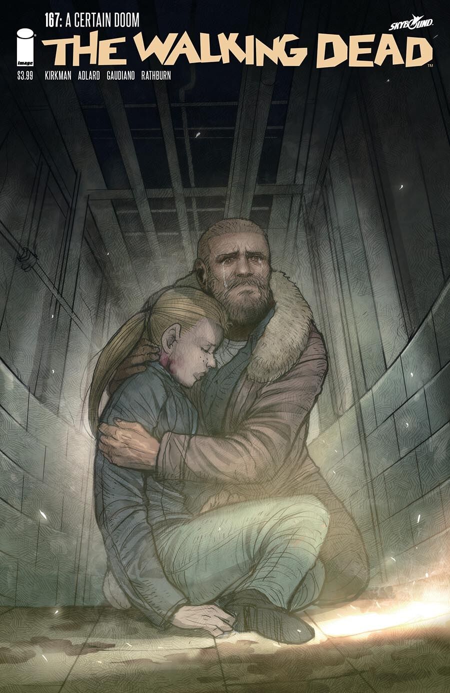 WALKING DEAD #167 15TH ANNIVERSARY TAKEDA COLOR LOGO VARIANT 2018 Walking Dead IMAGE COMICS