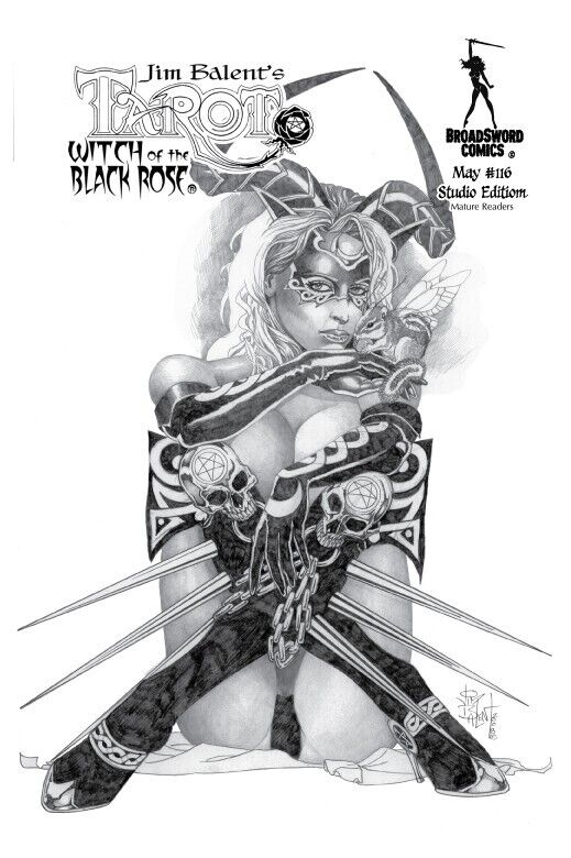 TAROT WITCH OF THE BLACK ROSE #116 1:10 VARIANT 2019 Tarot BROADSWORD COMICS