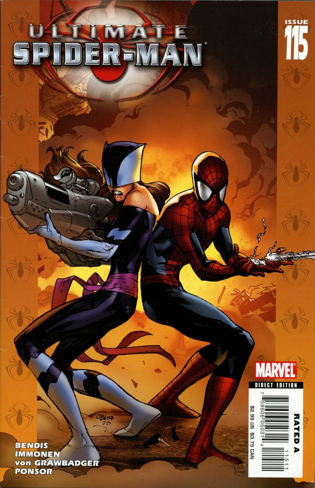 ULTIMATE SPIDER-MAN #115 2007 Ultimate Spider-Man MARVEL COMICS