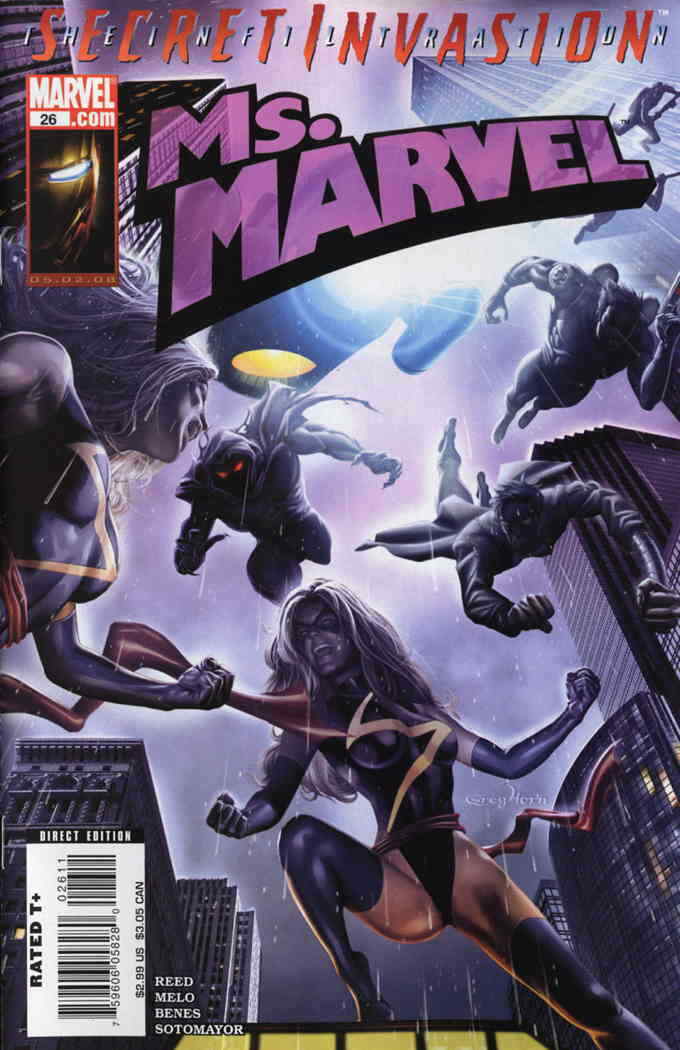 MS MARVEL #26 GREG HORN COVER 2008 Captain Marvel MARVEL COMICS