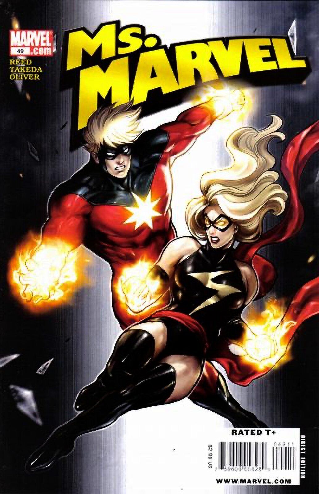 MS MARVEL #49 SANA TAKEDA COVER 2009 Captain Marvel MARVEL COMICS