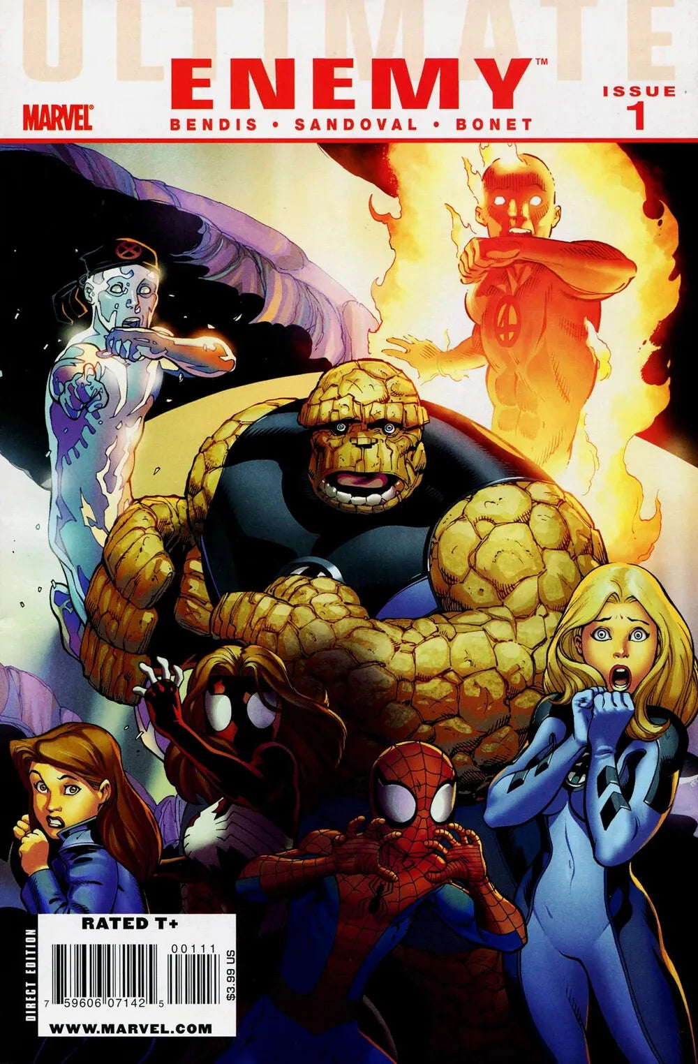 ULTIMATE COMICS ENEMY #1 2010 Ultimate Fantastic Four MARVEL COMICS
