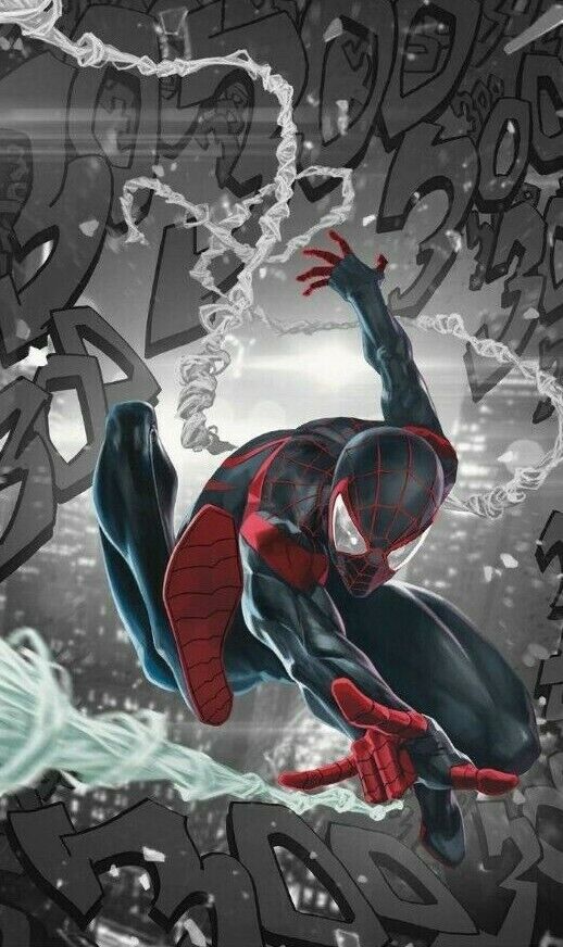 MILES MORALES SPIDER-MAN #19 SSCO SKAN SRISUWAN ASM #300 HOMAGE COLOR SPLASH VIRGIN VARIANT 2020 Spider-Man Miles Morales MARVEL COMICS