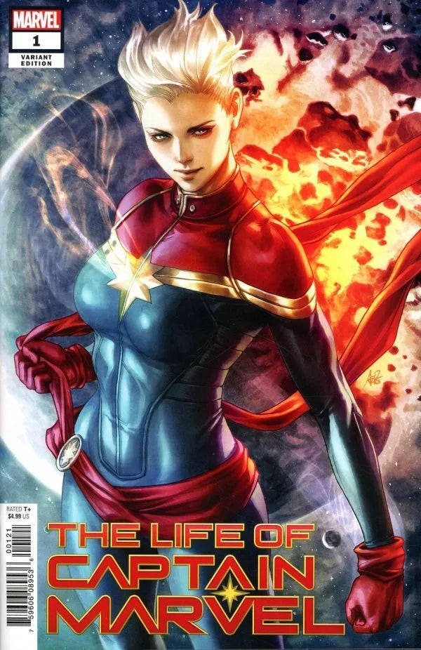 LIFE OF CAPTAIN MARVEL #1 (OF 5) ARTGERM VARIANT 2018 Captain Marvel MARVEL COMICS