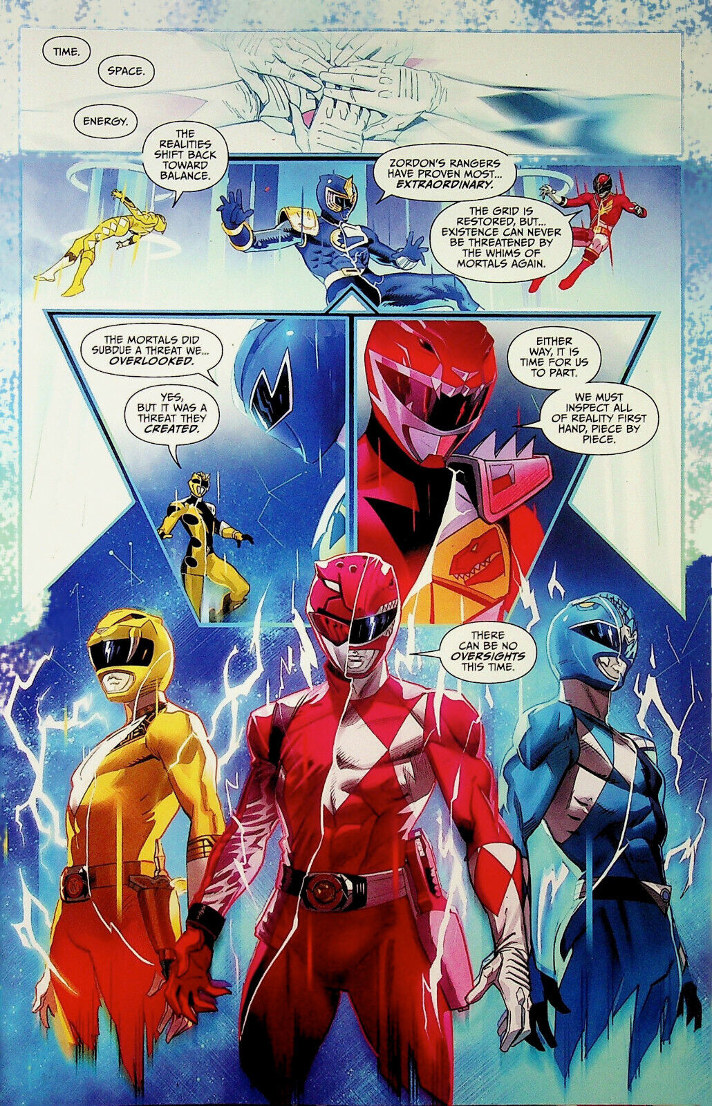 MIGHTY MORPHIN POWER RANGERS #40 MORA VARIANT 2019 MMPR BOOM! STUDIOS