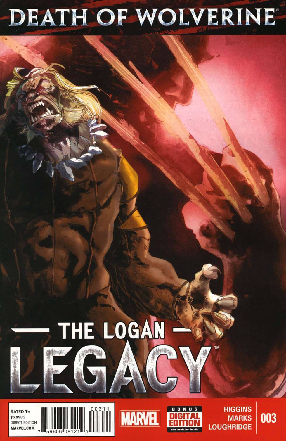 DEATH OF WOLVERINE LOGAN LEGACY #3 (OF 7) 2014 Death of Wolverine MARVEL COMICS