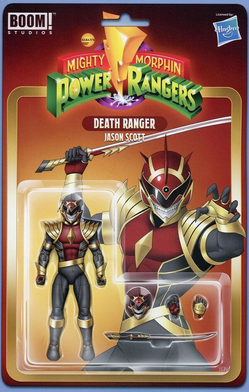 MIGHTY MORPHIN POWER RANGERS #100 BERNARDO 1:10 ACTION FIGURE VARIANT MMPR BOOM! STUDIOS
