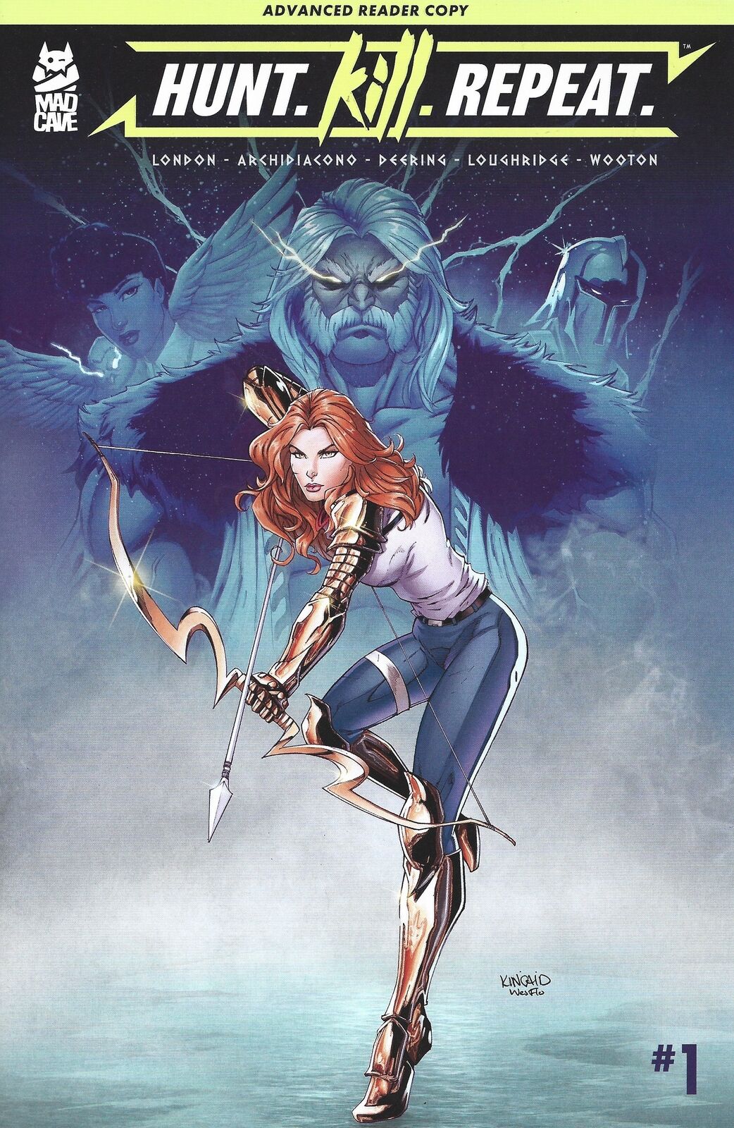 HUNT KILL REPEAT ADVANCE READER COPY RYAN KINCAID 2023 MAD CAVE STUDIOS