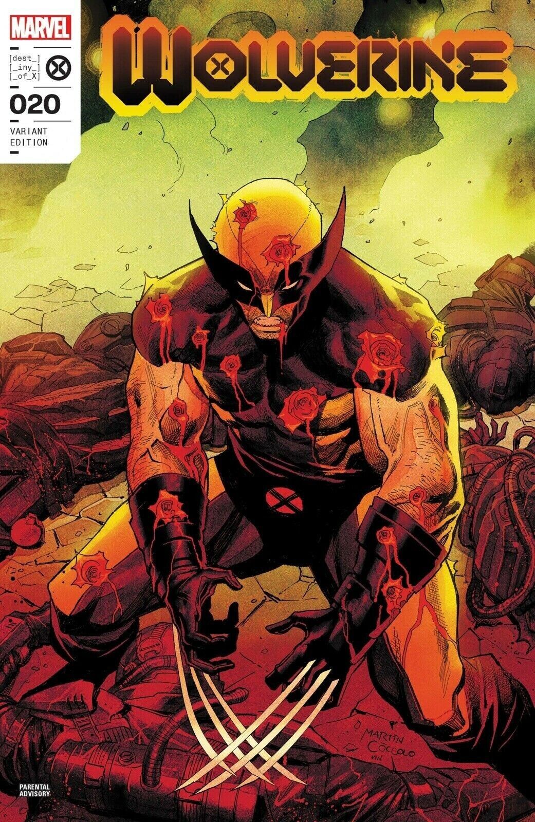 WOLVERINE #20 COCCOLO VARIANT 20222 Wolverine MARVEL PRH