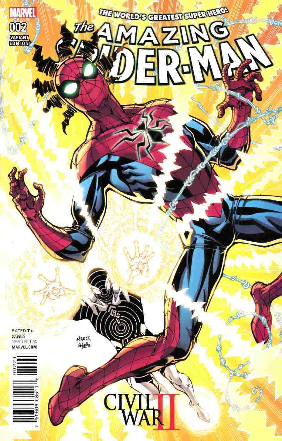 CIVIL WAR II AMAZING SPIDER-MAN #2 2015 Amazing Spider-Man MARVEL COMICS