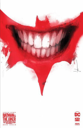BATMAN & THE JOKER THE DEADLY DUO #7 (OF 7) CVR E JOCK CARD STOCK VARIANT (MR) 2023 Batman DC COMICS
