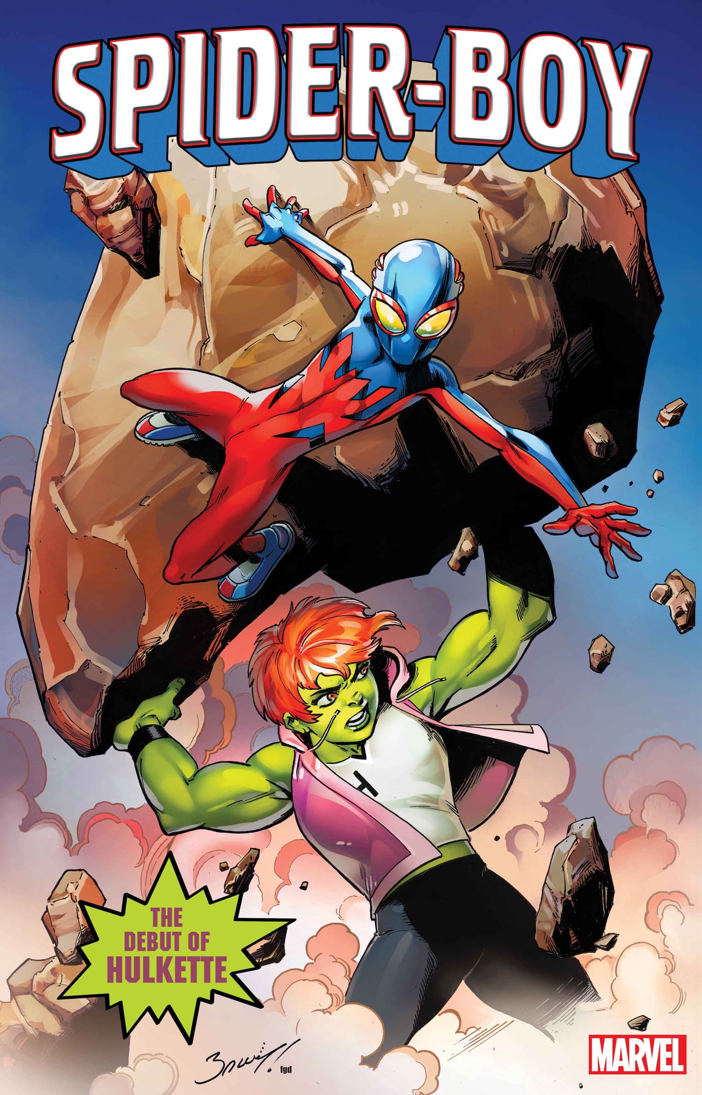 SPIDER-BOY #13 BAGLEY SPOILER VARIANT 2024 Spider-Boy MARVEL PRH