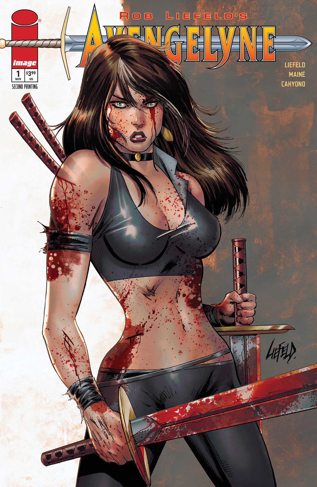 11/04/2026 AVENGELYNE #1 2ND PRINT LIEFELD VARIANT IMAGE COMICS