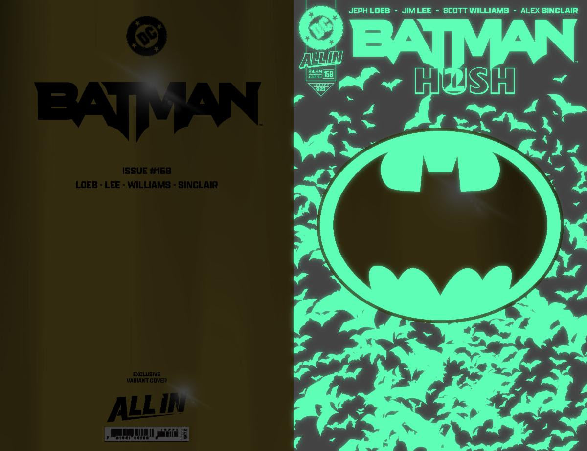 BATMAN #158 CVR S LAUNCH PARTY GLOW IN THE DARK H2SH BAT SYMBOL UNLOCK VARIANT 2025 DC COMICS