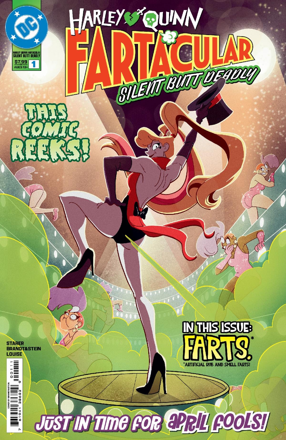 HARLEY QUINN FARTACULAR SILENT BUTT DEADLY #1 (ONE SHOT) CVR A TED BRANDT & RO STEIN 2025 Harley Quinn DC COMICS